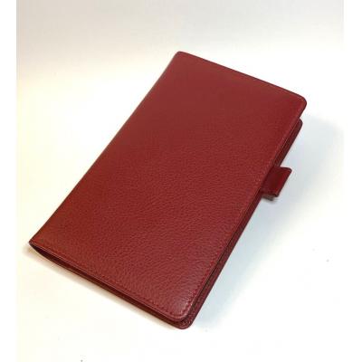 Image of Deluxe Chelsea Leather Comb Bound Pocket Wallet With Notebook Insert